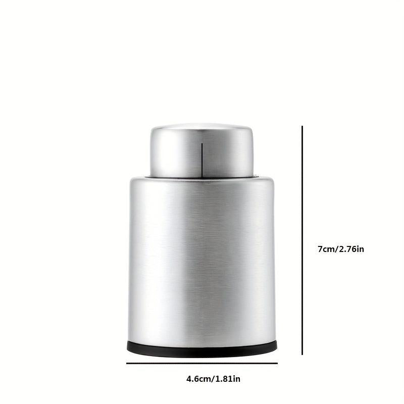 Stainless Steel Vacuum Wine Bottle Stopper with Time Scale Record