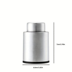 Stainless Steel Vacuum Wine Bottle Stopper with Time Scale Record