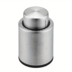 Stainless Steel Vacuum Wine Bottle Stopper with Time Scale Record