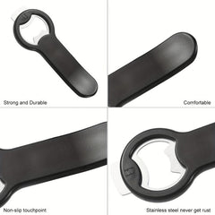 Magnetic Beer Bottle Opener for Fridge with Cap Catcher