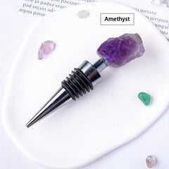 Rose Quartz Bottle Stopper for Wine Bottles