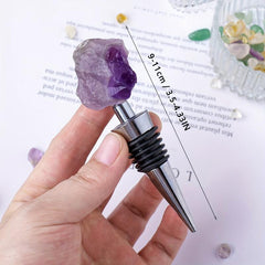 Rose Quartz Bottle Stopper for Wine Bottles
