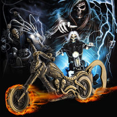 Motorbike Beer Opener Skull Design For Men