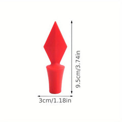 1pc Poker Silicone Wine Bottle Stopper Kitchen Tool