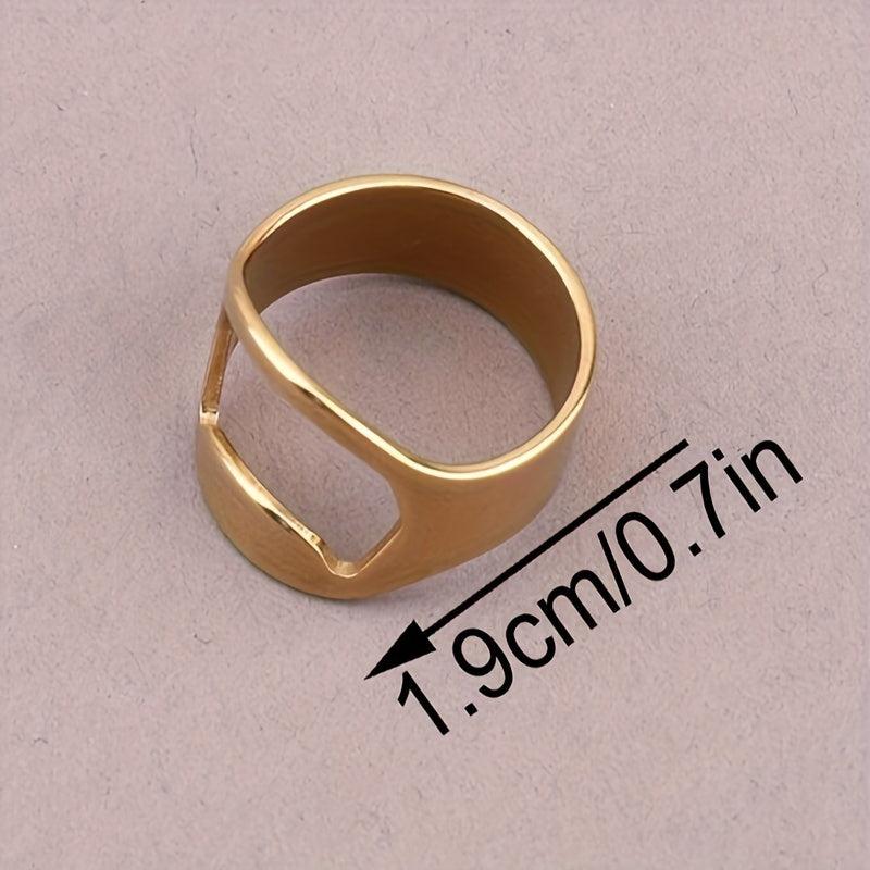 Ring Shape Bottle Opener Solid Barware Tool Wedding Party Favor Gift
