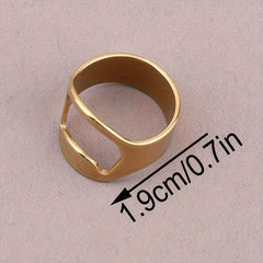 Ring Shape Bottle Opener Solid Barware Tool Wedding Party Favor Gift