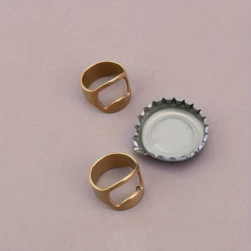 Ring Shape Bottle Opener Solid Barware Tool Wedding Party Favor Gift
