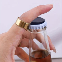 Ring Shape Bottle Opener Solid Barware Tool Wedding Party Favor Gift