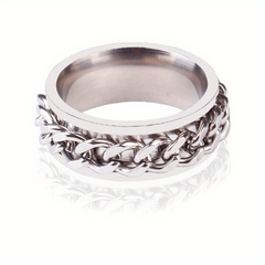 Rotatable Ring Bottle Opener Titanium Stainless Steel Accessory