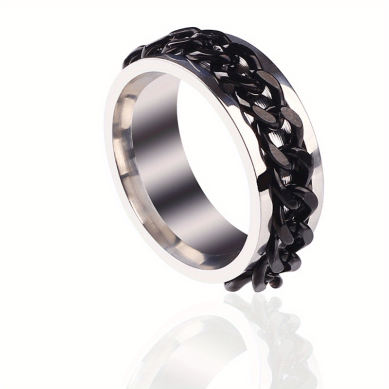 Rotatable Ring Bottle Opener Titanium Stainless Steel Accessory