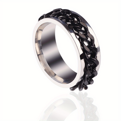 Rotatable Ring Bottle Opener Titanium Stainless Steel Accessory
