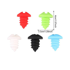Creative Screw Silicone Wine Bottle Stopper Random