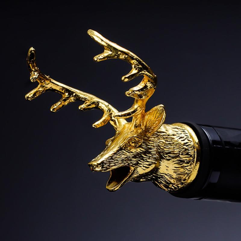 Deer Head Stainless Steel Alcohol Dispenser