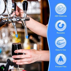 5pcs Beer Faucet Tap Cleaning Plugs & Brush Set for Bar Restaurant