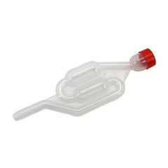 2 Plastic S Shape Twin Bubble Airlock Valves for Wine Beer Making Fermentation