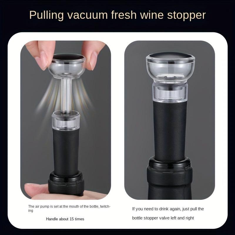 Wine Opener 4Pcs Gift Set - Foil Cutter, Stoppers, Aerator, Pourer