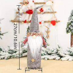 Christmas Dwarf Wine Bottle Sleeve Decoration