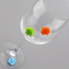 8pcs Halloween Wine Glass Marker Stickers