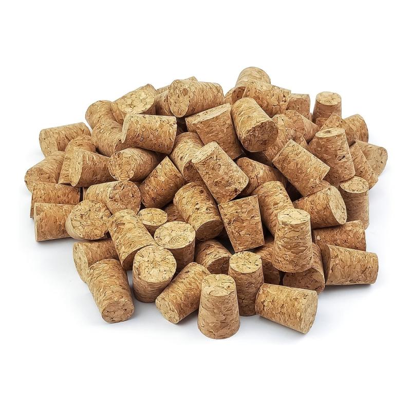 50pcs Tapered Cork Plugs Bottle Corks Small Wine Bottle Cork Stoppers