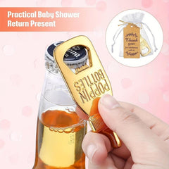 10pcs Retro Bottle Openers Baby Shower Favors For Guests