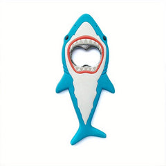 1 Pc Shark Beer Bottle Opener Magnet 3d Cartoon Animal Magnet Fridge Magnet