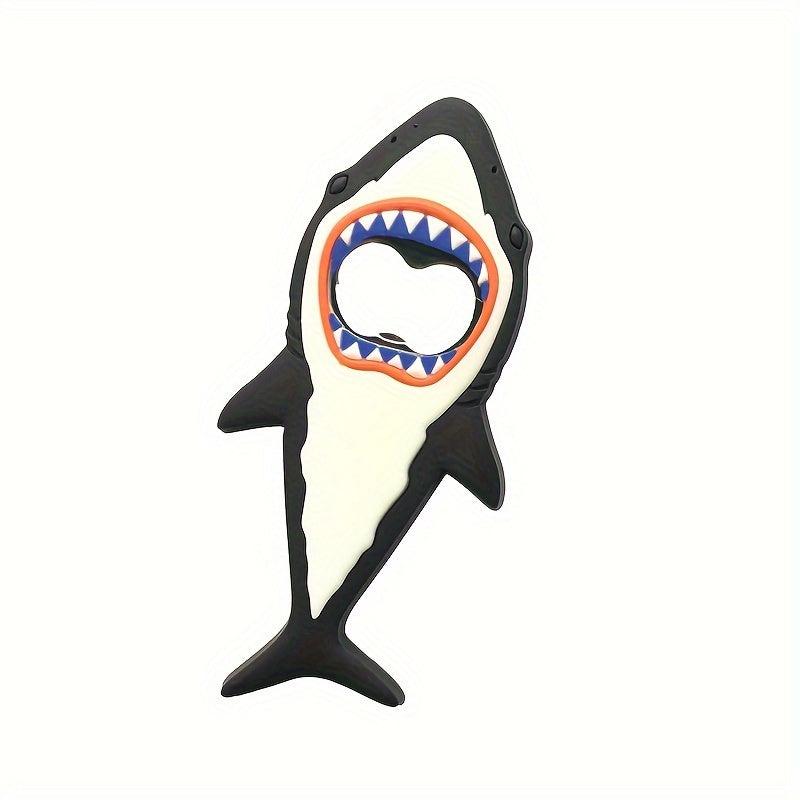 1 Pc Shark Beer Bottle Opener Magnet 3d Cartoon Animal Magnet Fridge Magnet
