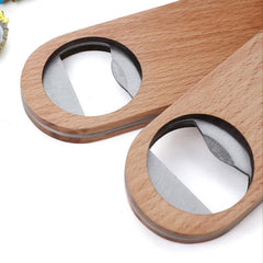 Creative Wooden Bottle Opener for Camping and Outdoor - Durable