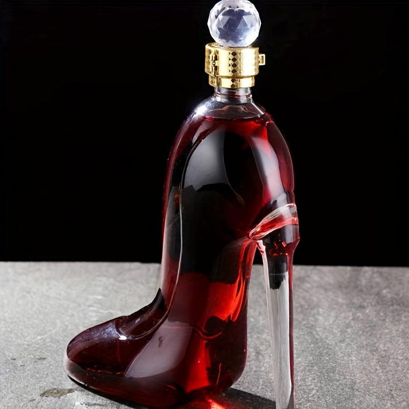 Creative High-heeled Shoes Wine Decanter Lead Sealed Glass Craft