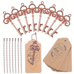 20pcs Key Shape Zinc Bottle Opener Barware Tool Wedding Party Favor Gift