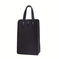Felt Double Wine Bag Wine Carrier Tote Bag Reusable Bottle Gift Bag