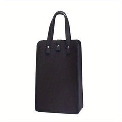 Felt Double Wine Bag Wine Carrier Tote Bag Reusable Bottle Gift Bag