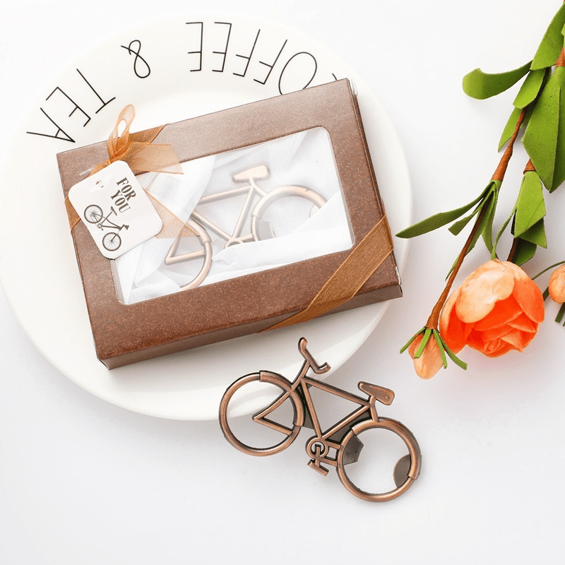 Stylish Bicycle Metal Beer Bottle Opener - Perfect Wedding Gift