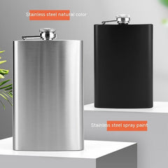 1pc Stainless Steel Wine Jug Portable Outdoor Wine Bottle