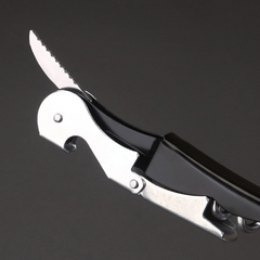 2pcs Wine Bottle Opener & Stopper Set Aluminum Foil Cutter Manual Wine Key