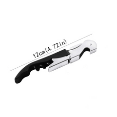 2pcs Wine Bottle Opener & Stopper Set Aluminum Foil Cutter Manual Wine Key