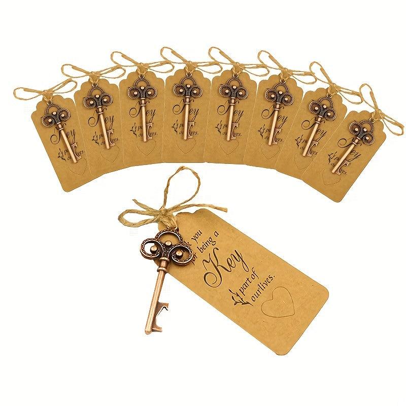 20pcs Key Tree Shape Bottle Opener Solid Barware Tool Wedding Party Favor Gift