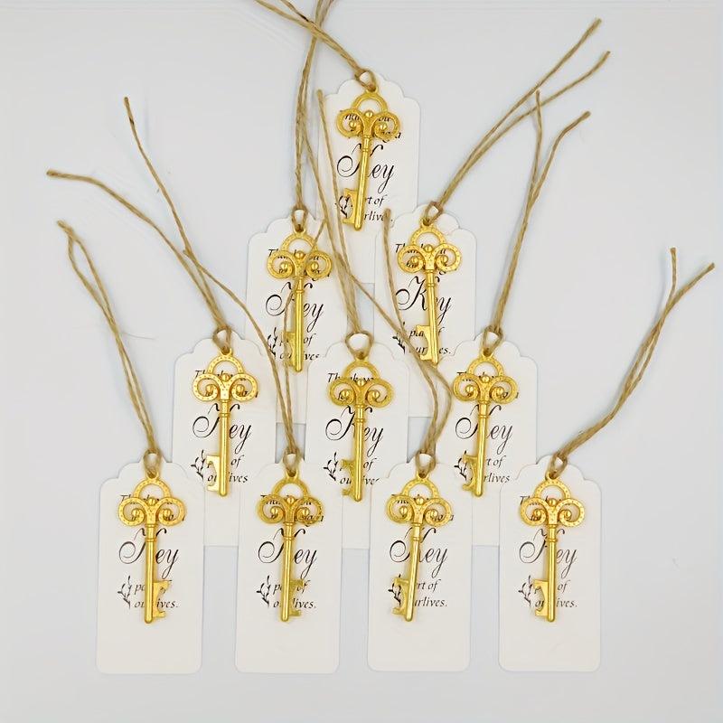 20pcs Key Tree Shape Bottle Opener Solid Barware Tool Wedding Party Favor Gift
