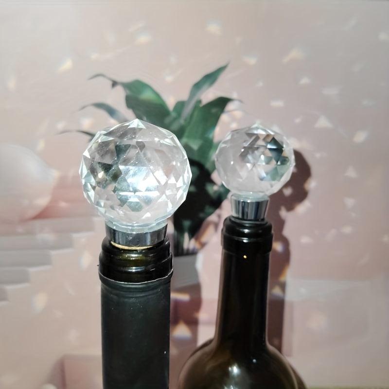 Vacuum Sealing Wine Stoppers Crystal Ball Design Wedding Decor