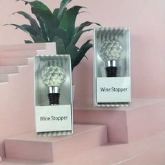 Vacuum Sealing Wine Stoppers Crystal Ball Design Wedding Decor