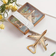 Metal Airplane Bottle Opener for Veteran Pilots - Perfect Aviation Decor