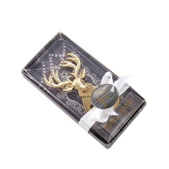 Metal Elk Bottle Opener Golden Animal Head Gift Kitchen Supplies