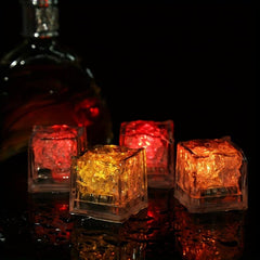 12pcs Colorful Glowing Ice Cubes with Changing Lights