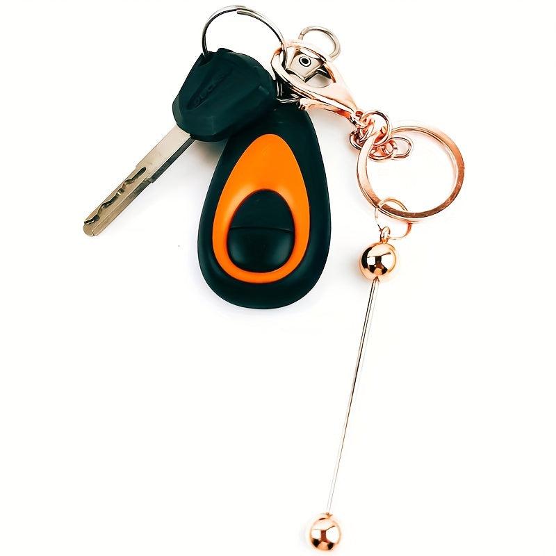 20pcs Beadable Keychain DIY Jewelry Crafts Accessories Various Colors