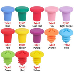 1pc Silicone Wine Stopper Red Wine Stopper Wine Bottle Cork