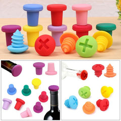 1pc Silicone Wine Stopper Red Wine Stopper Wine Bottle Cork