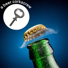 8pcs Metal Beer Bottle Opener Corkscrew Kitchen Gadgets