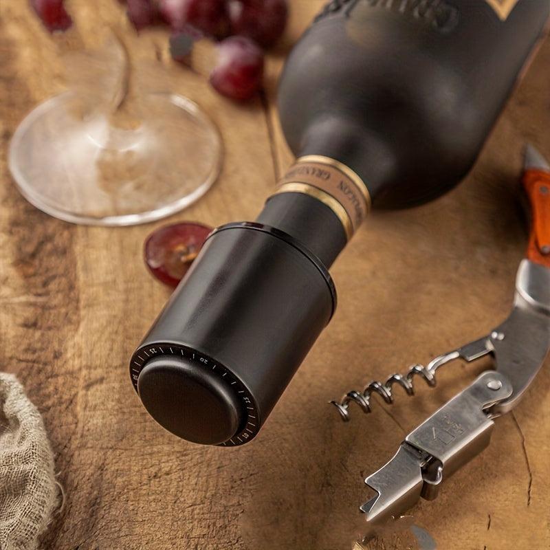 Silicone Wine Bottle Opener Vacuum Wine Stopper