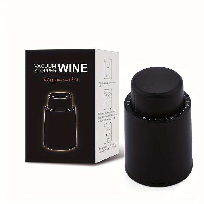 Silicone Wine Bottle Opener Vacuum Wine Stopper