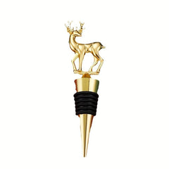 Elk Shape Wine Stopper Stainless Steel Bottle Cork