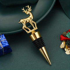 Elk Shape Wine Stopper Stainless Steel Bottle Cork